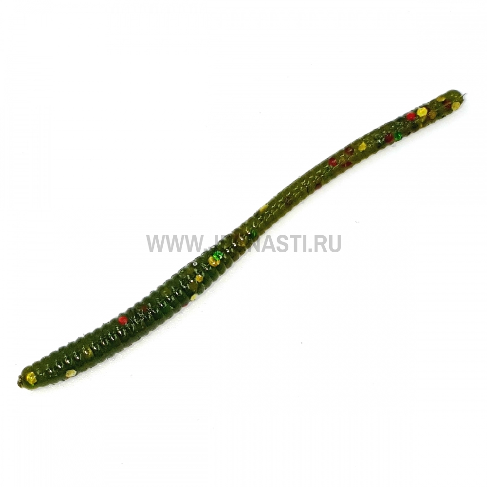 Силиконовые приманки MicroFishing Worm, 2.25 inch, креветка, #19 арбуз