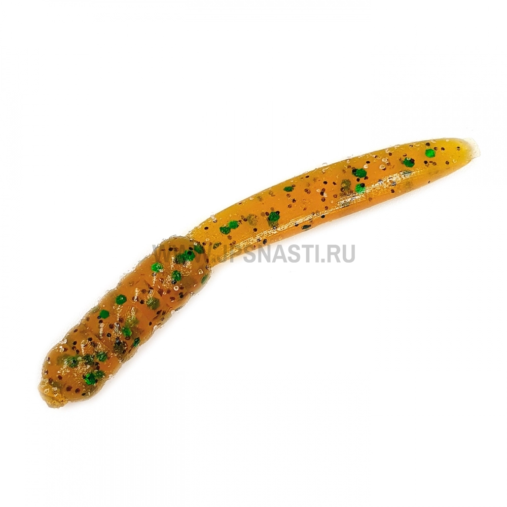 Силиконовые приманки MicroFishing Willow Tail, 2 inch, креветка, #янтарь