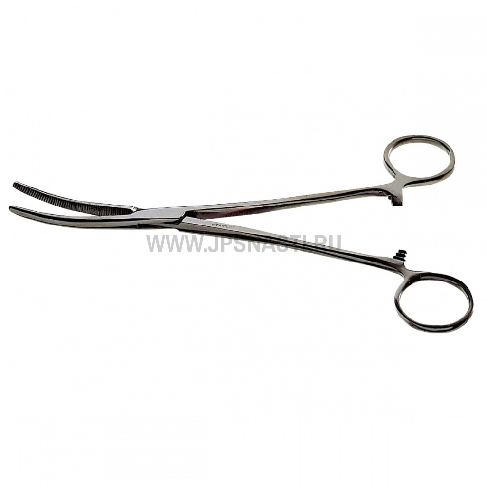 Щипцы Cormoran Forceps 6 Curve, Silver