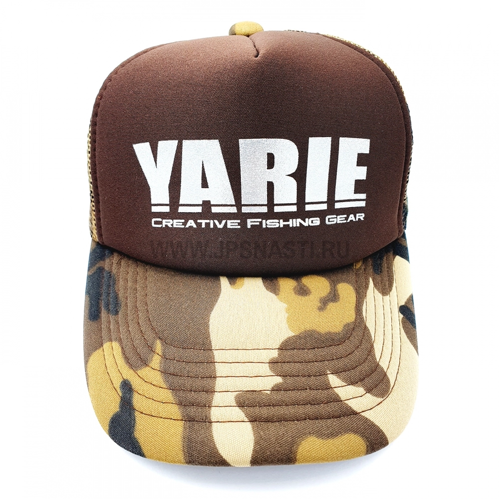 Кепка Yarie №920 American Cap, brown camouflage