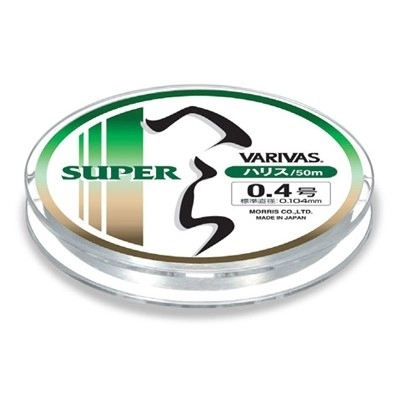 Леска для херабуны Varivas Super Nylon Harisu, #1.2, 50 м, Прозрачный