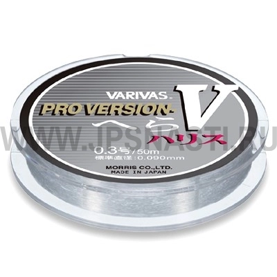 Леска для херабуны Varivas Pro Version V Nylon Harisu, #0.4, 50 м, Прозрачный