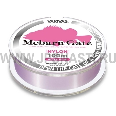 Монофильная леска Varivas Mebaru Gate Nylon,  #0.6, 100 м