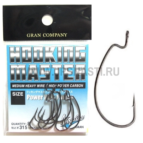 Крючки офсетные Varivas Hooking Master Power Bait Finess, #2