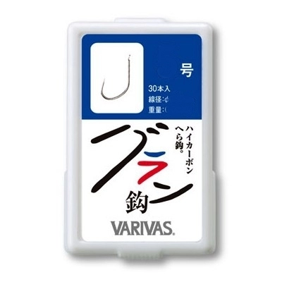 Крючки Varivas Gran Silver, #1, серебрянный, 30 шт