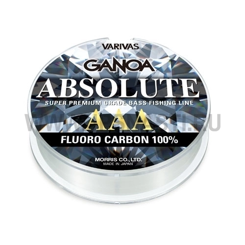 Флюорокарбон Varivas Ganoa Absolute [Fluorocarbon], #0.8, 3 Lb, 150 м, прозрачный