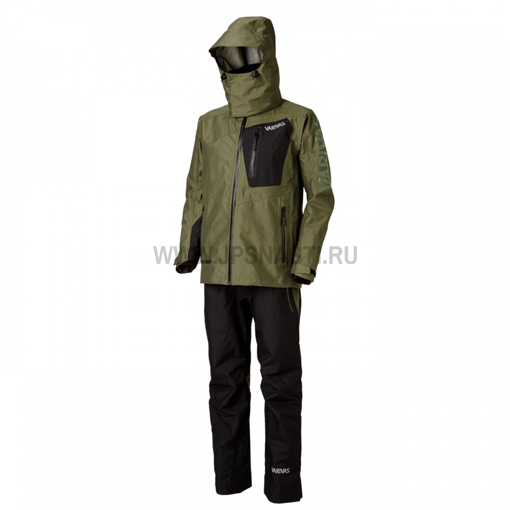 Костюм мембранный Varivas Dry Armour Active Rain Suit VARS-12, LL, Khaki