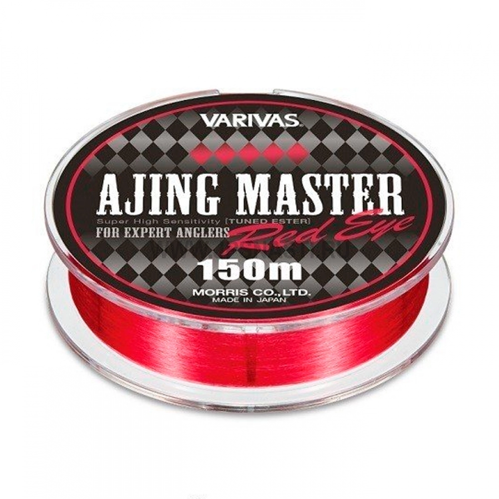 Эстер Varivas Ajing Master Red Eye, #0.2, 150 м, красный