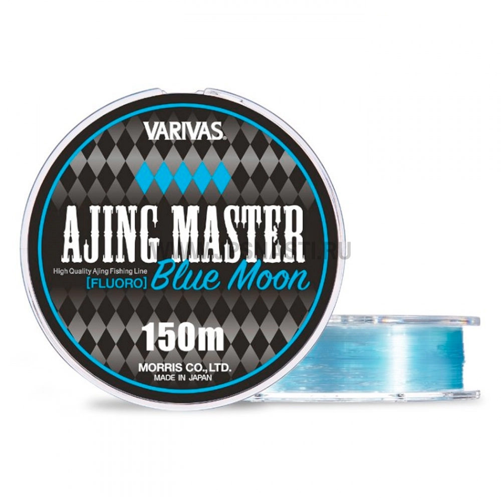 Флюорокарбон Varivas Ajing Master Fluoro Blue Moon, #0.3, 150 м, голубой