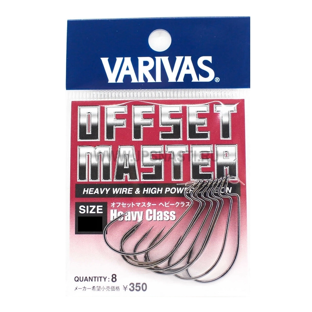 Крючки офсетные Varivas Offset Master Heavy Class, #1