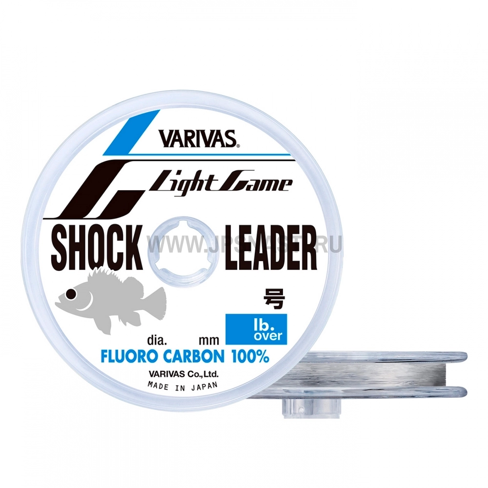 Шок лидер флюорокарбоновый Varivas Light Game Shock Leader, #1, 30 м