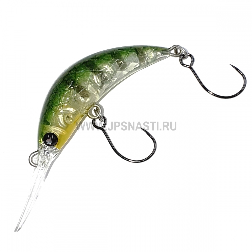 Воблер Mukai ZanMu 35MR F, 2 г, 10 Green Striper