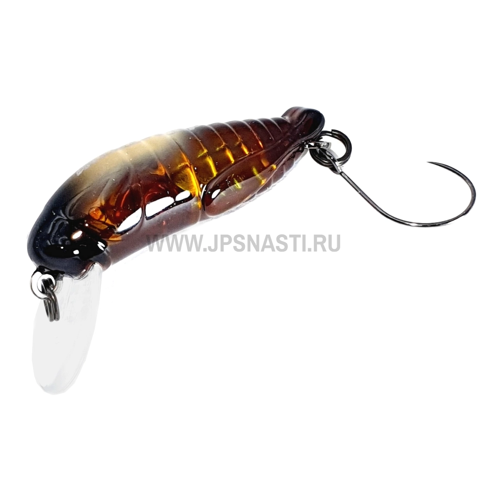 Воблер Tackle House Elfin Mini Grasshopper SP, 2 г, 2 Aurora Brown