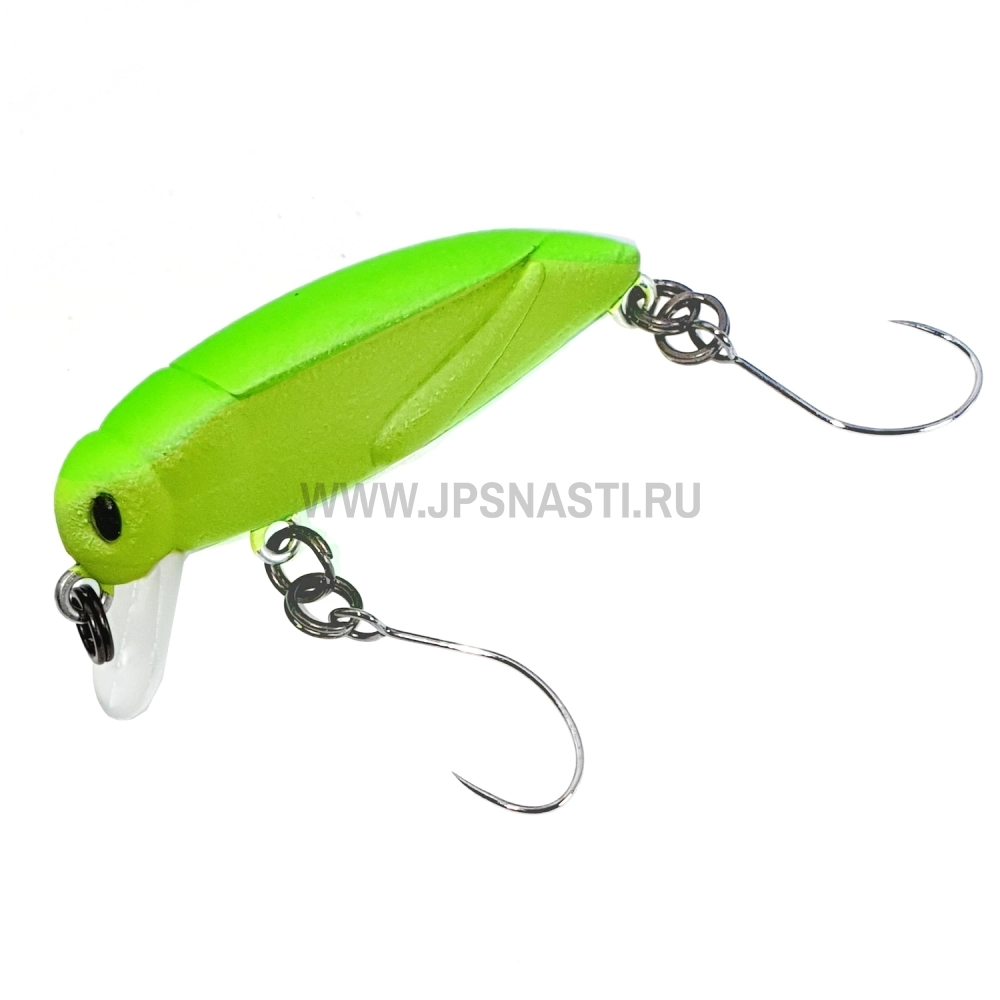 Воблер Tackle House Elfin Cricket, 2.1 г, K-3 3D Mat Green