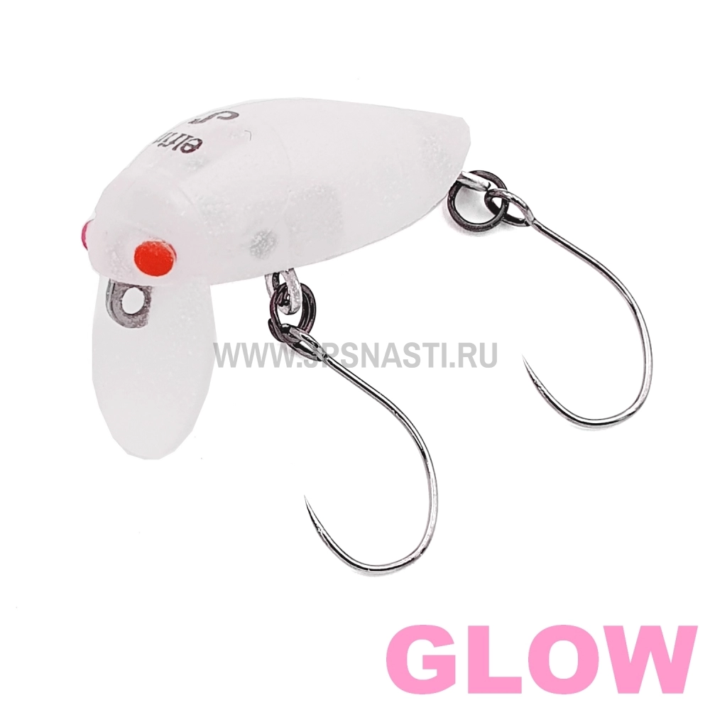 Воблер Tackle House Elfin Micro Cicada F, 1.5 г, 3 Mat Clear Glow