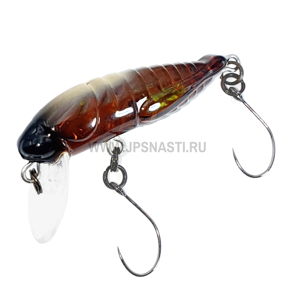 Воблер Tackle House Elfin Grasshopper SP, 2.4 г, 2 Smoke Brown