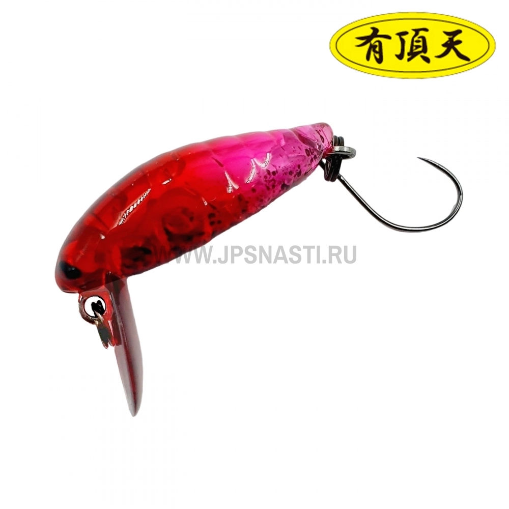 Воблер Tackle House Elfin Mini Cicada F, 1.8 г, Uchoten Mahoroba Red