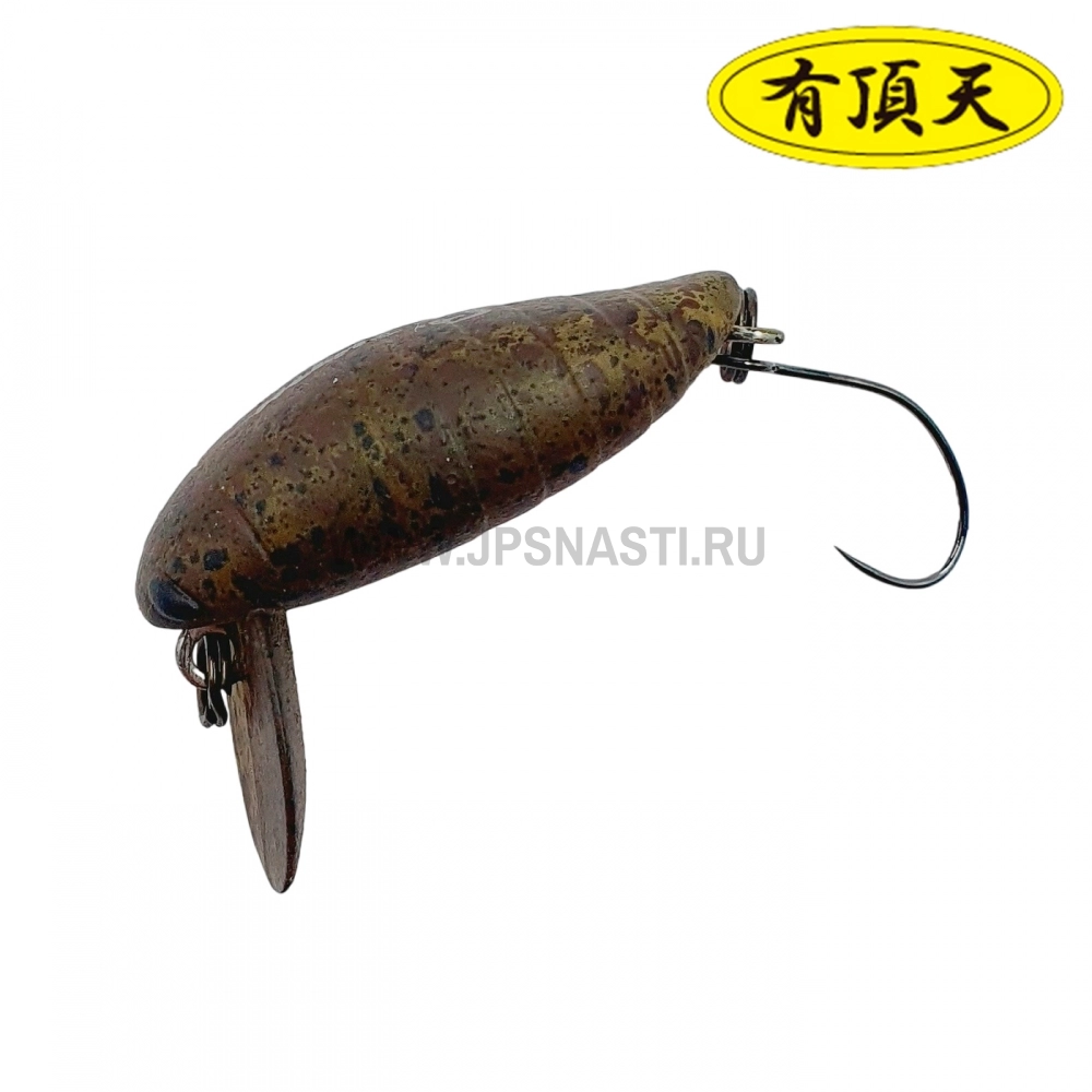 Воблер Tackle House Elfin Mini Cicada F, 1.8 г, Uchoten Oolong Jelly R Glow