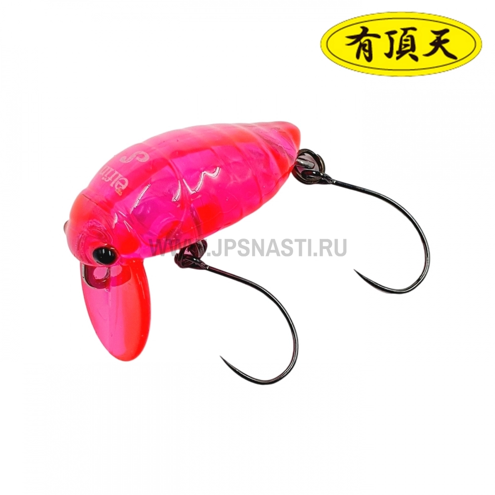 Воблер Tackle House Elfin Micro Cicada F, 1.5 г, Uchoten Transparent Pink