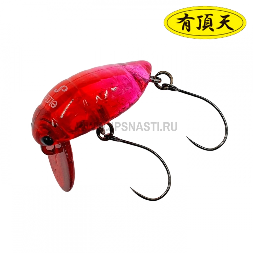 Воблер Tackle House Elfin Micro Cicada F, 1.5 г, Uchoten Mahoroba Red