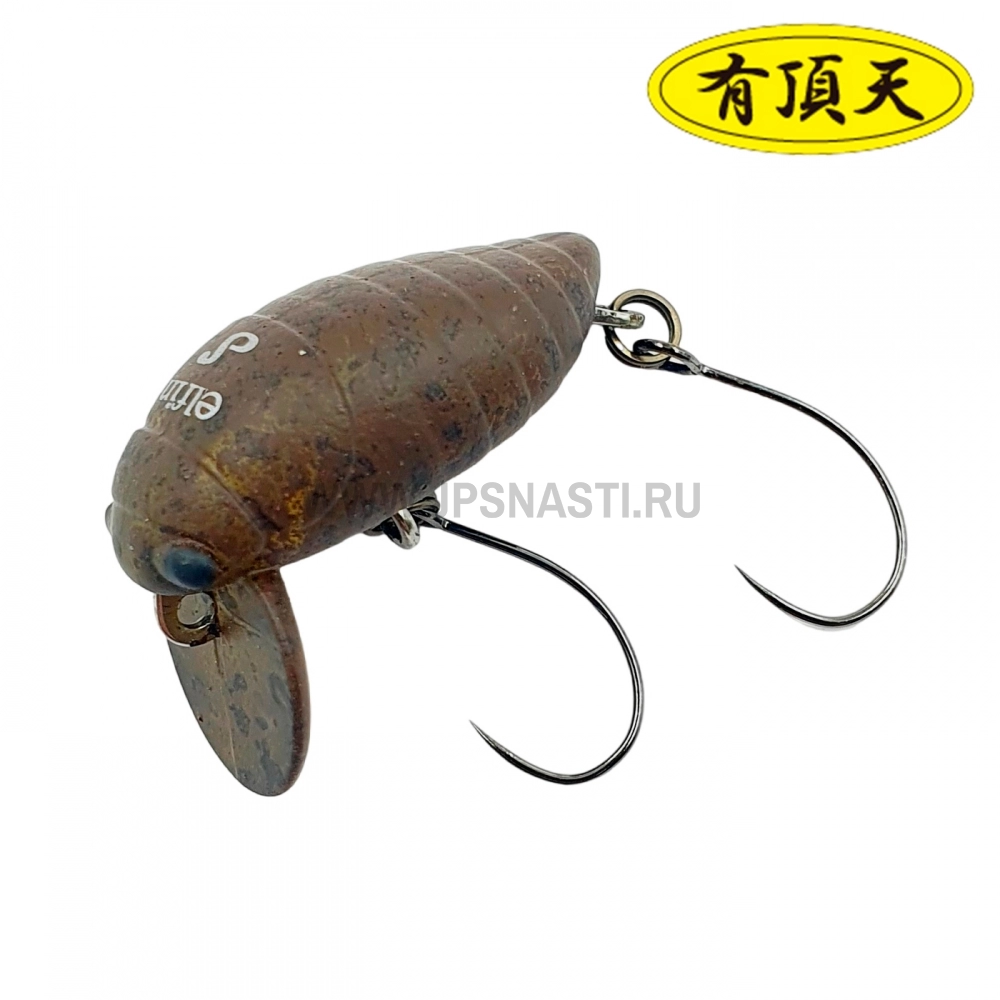 Воблер Tackle House Elfin Micro Cicada F, 1.5 г, Uchoten Oolong Jelly R Glow