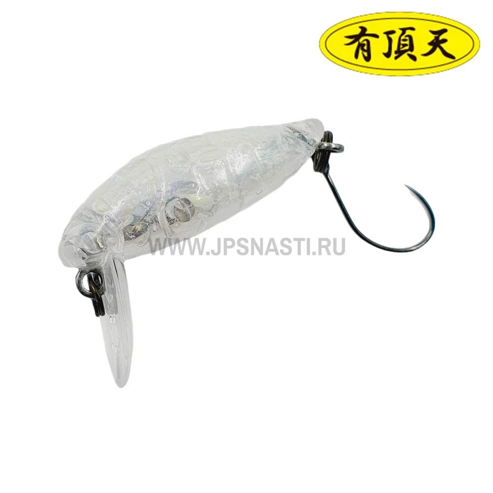 Воблер Tackle House Elfin Mini Cicada F, 1.8 г, Uchoten Kiyosumi Clear