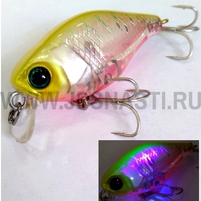 Воблер Jackall Chubby 38, 4 гр, clear chartreuse tiger