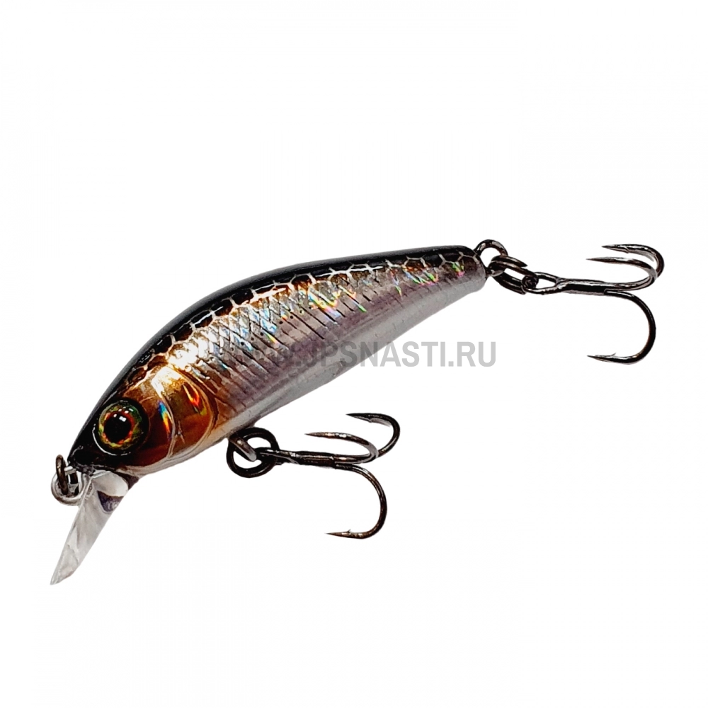 Воблер Jackall Chubby Minnow 35, 2.3 г, hl silver black