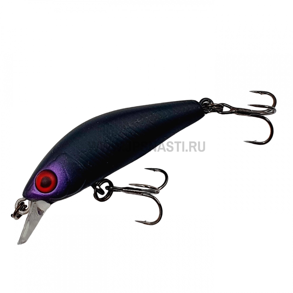 Воблер Jackall Chubby Minnow 35, 2.3 г, matt black