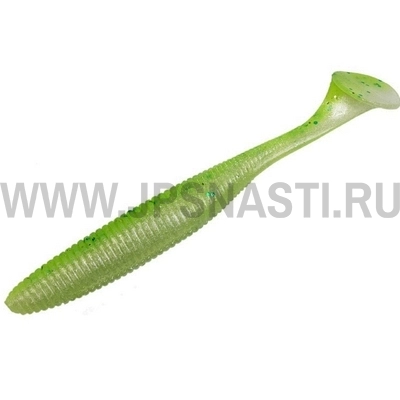 Силиконовая приманка Jackall Rhythm Wave 3.8, Chartreuse Back Shad