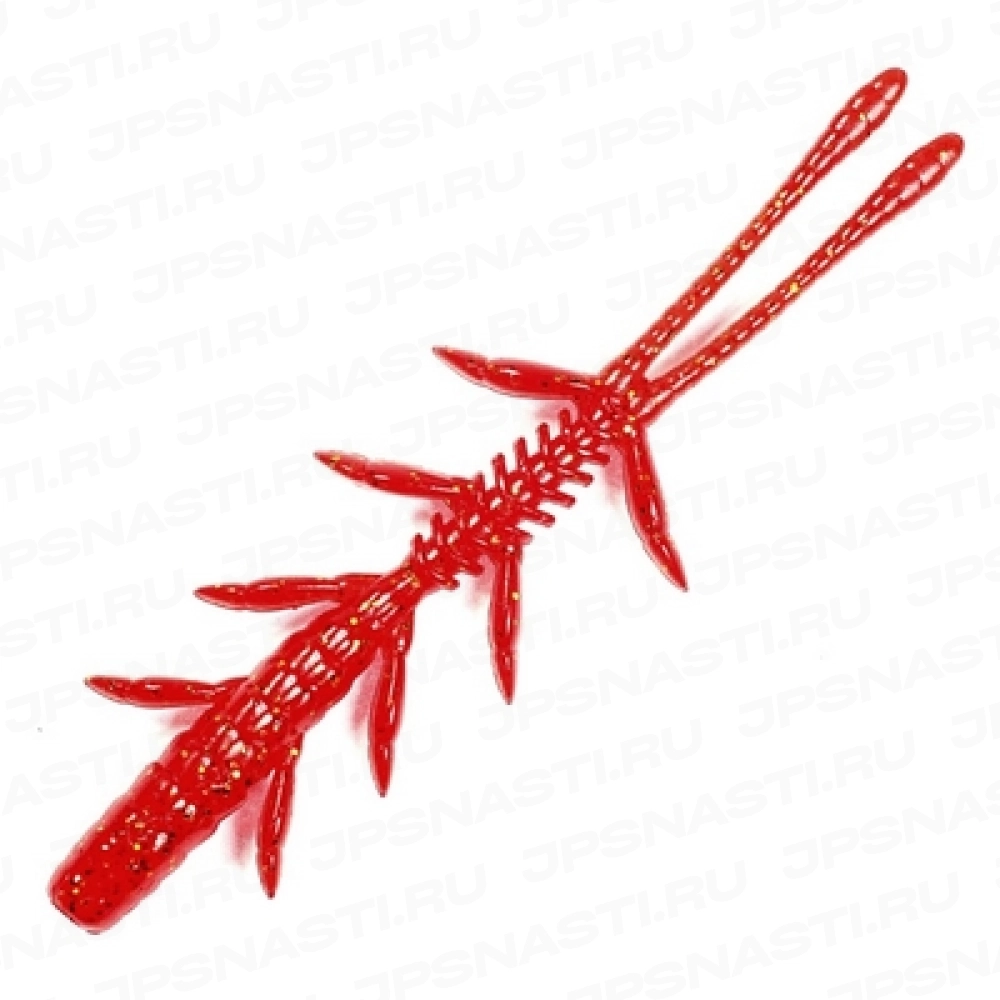 Силиконовая приманка Jackall Scissor Comb 2.5, Red Gold Flake