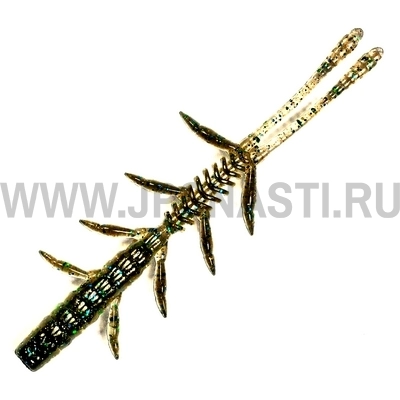 Силиконовая приманка Jackall Scissor Comb 2.5, Dark Thunrer Iwashi