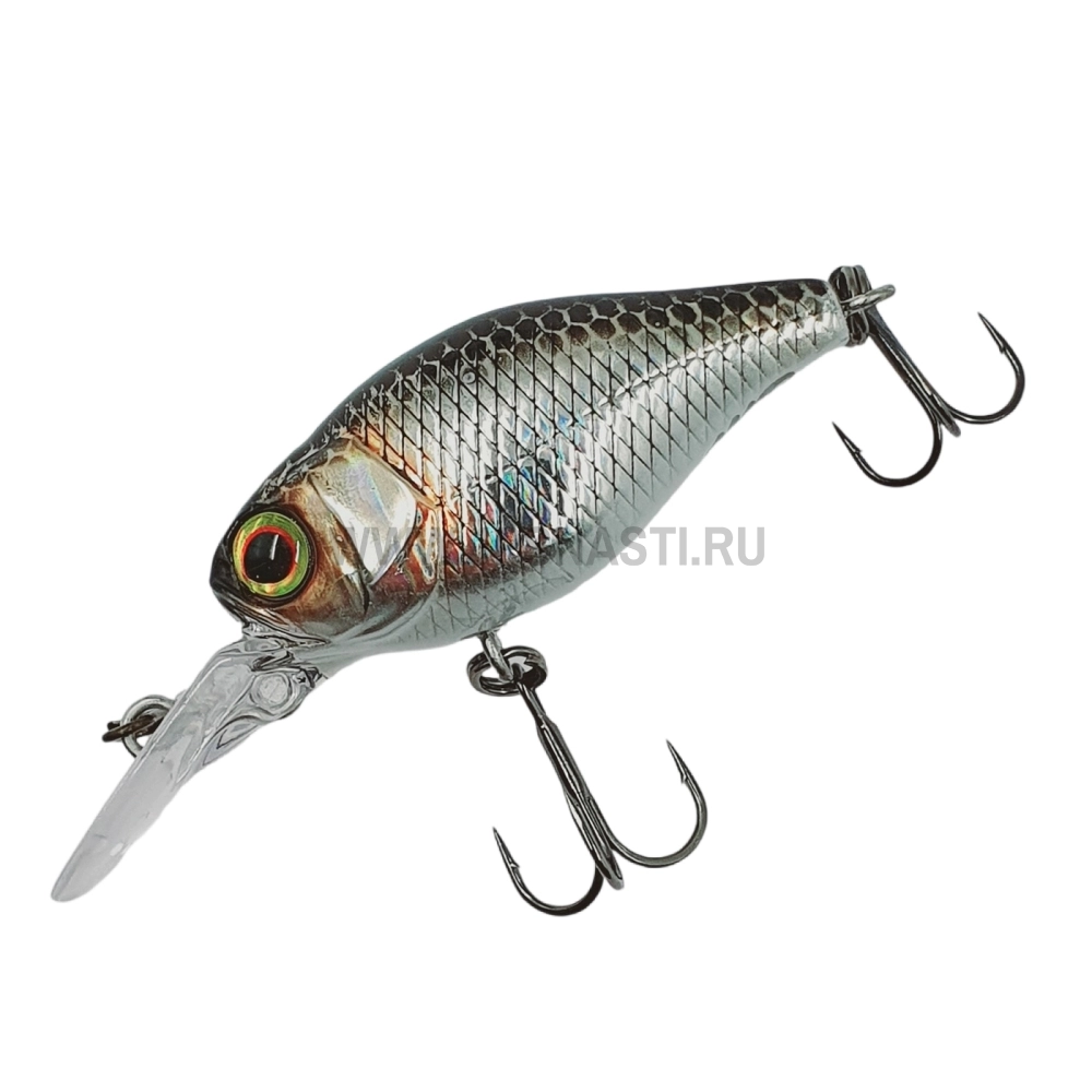 Воблер Jackall Chubby 38 MR, 4.2 г, Hi Silver Black