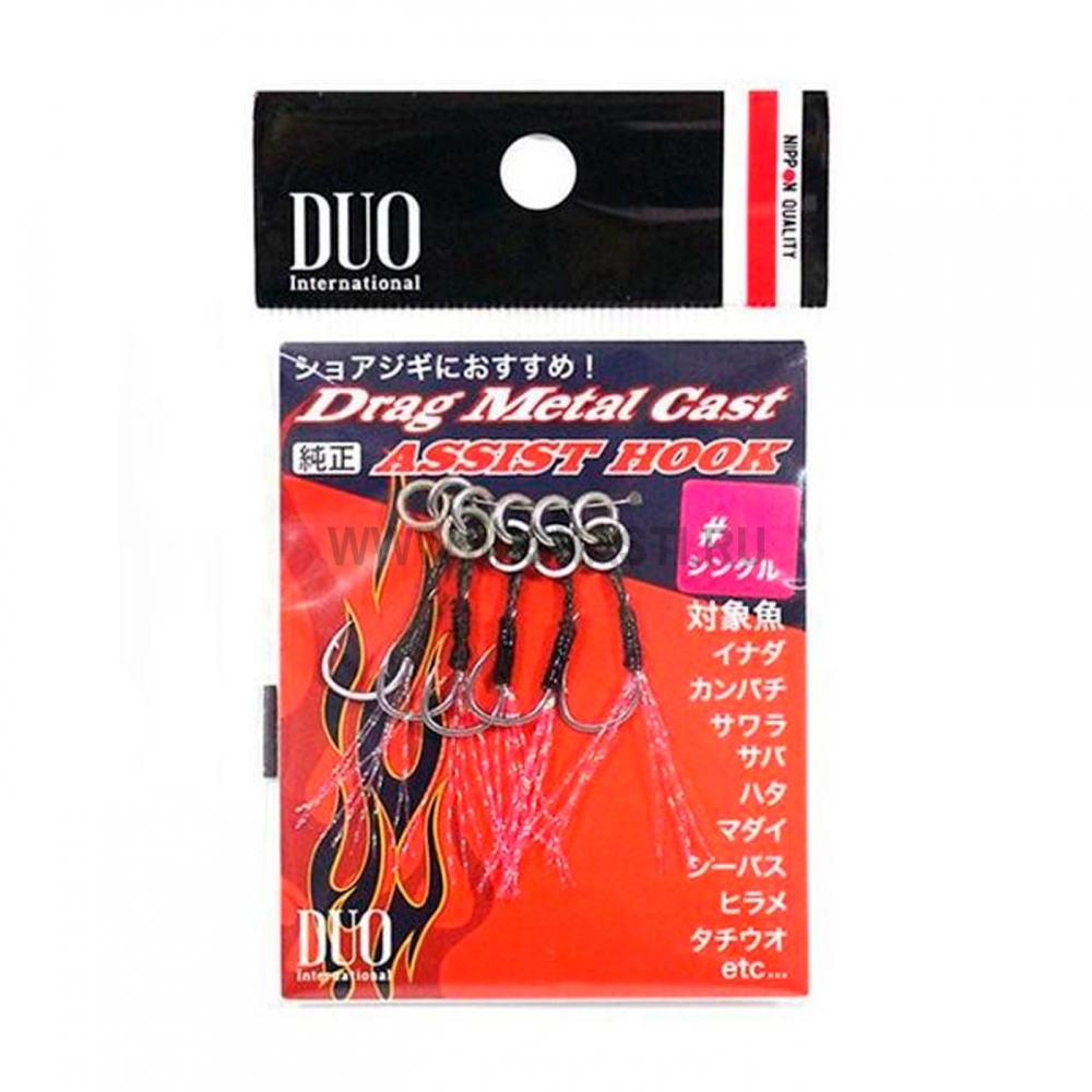 Крючки ассисты DUO Drag Metal Cast Assist Hook Single DC-SP, #8