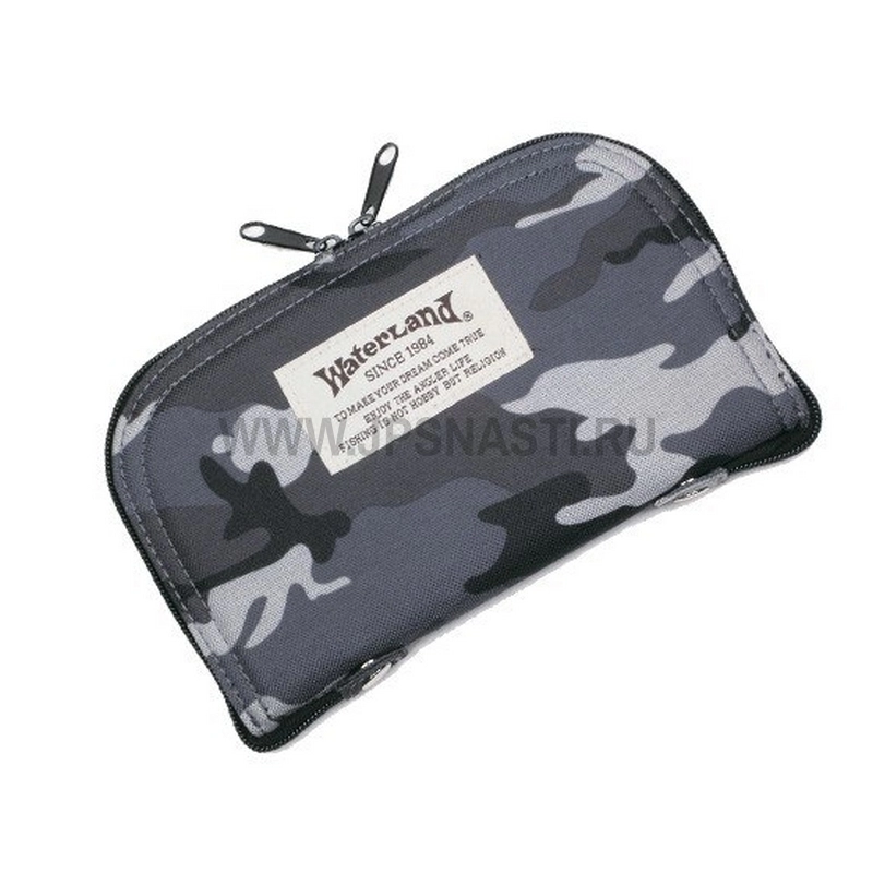 Кошелек для приманок Waterland Spoon Wallet, XL, Gray Camo