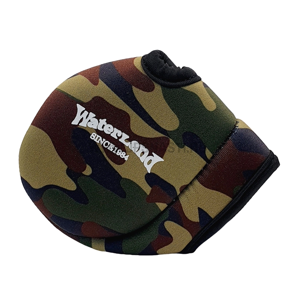 Чехол для катушки Waterland Bait Reel Cover R Handle, #Green Camo