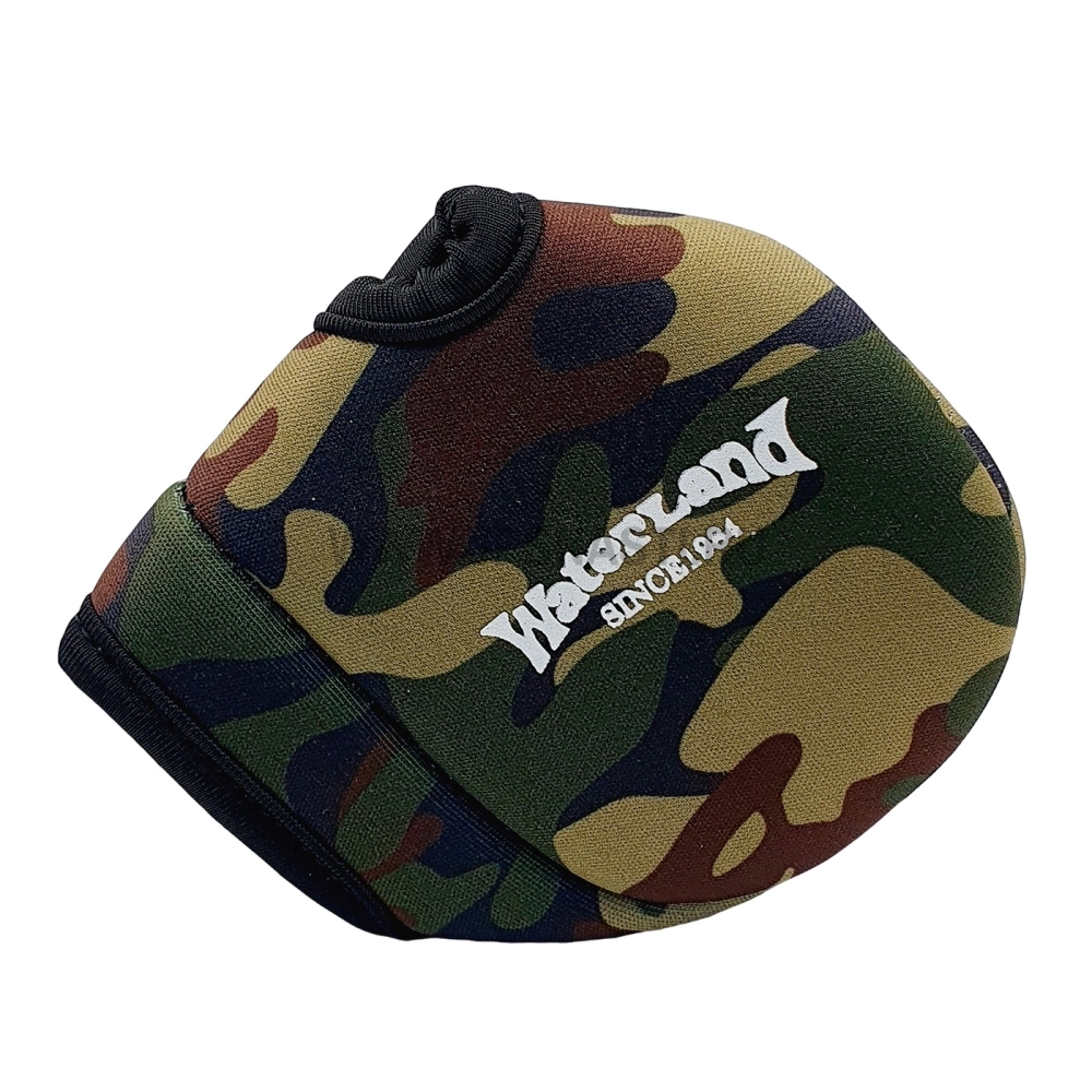 Чехол для катушки Waterland Bait Reel Cover L Handle, #Green Camo