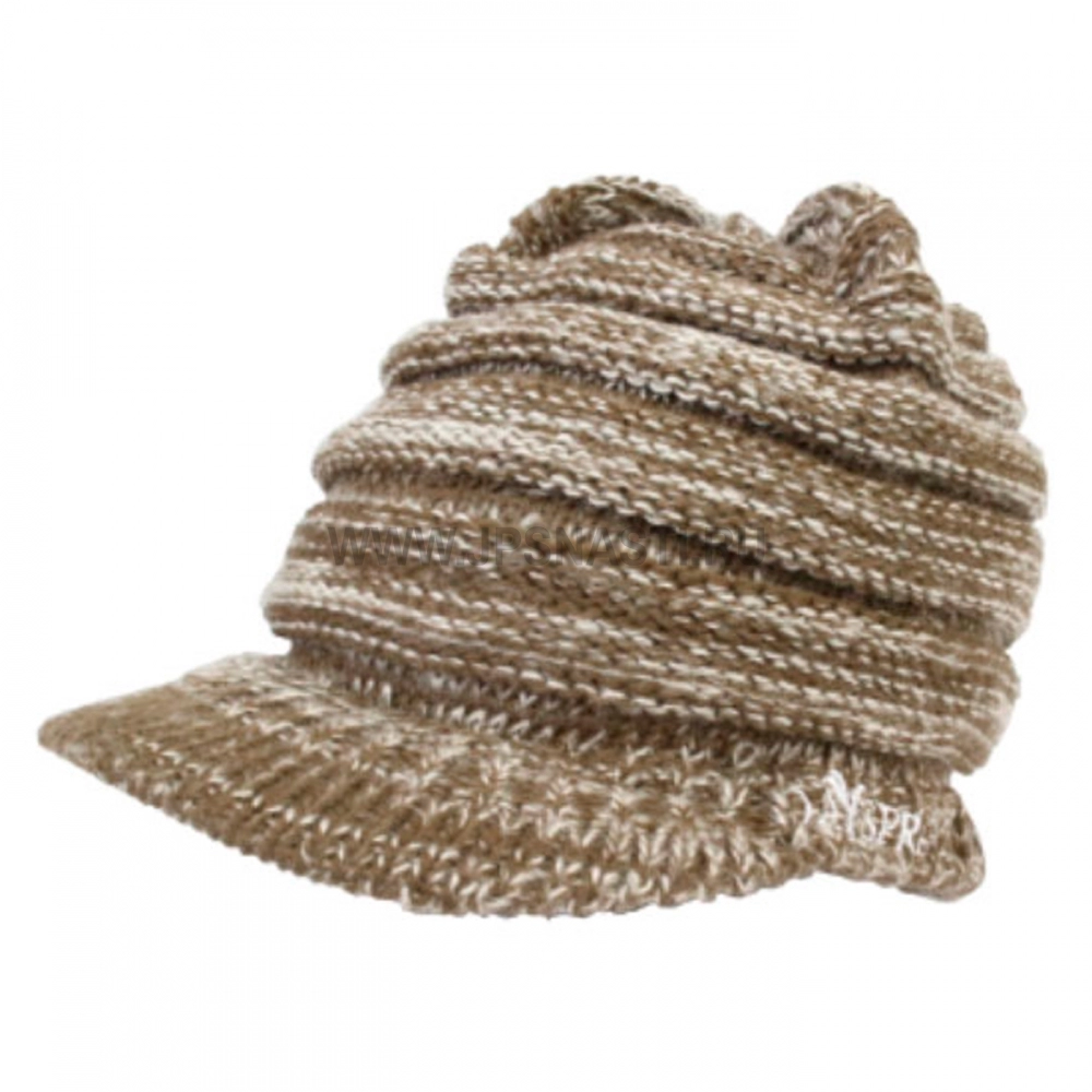 Шапка с козырьком DaySprout Knit Cap, brown