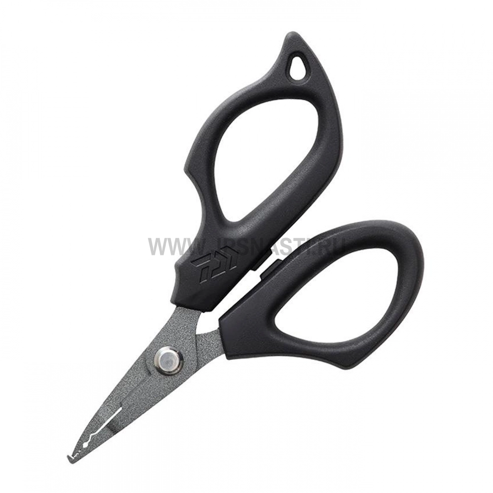 Ножницы Daiwa PE Scissors 125H+F, #Black