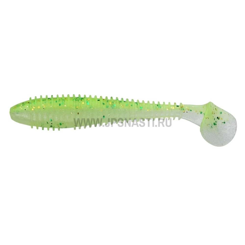 Силиконовые приманки Keitech Swing Impact FAT, 5.8 inch, #PAL02 Lime Chart Shad