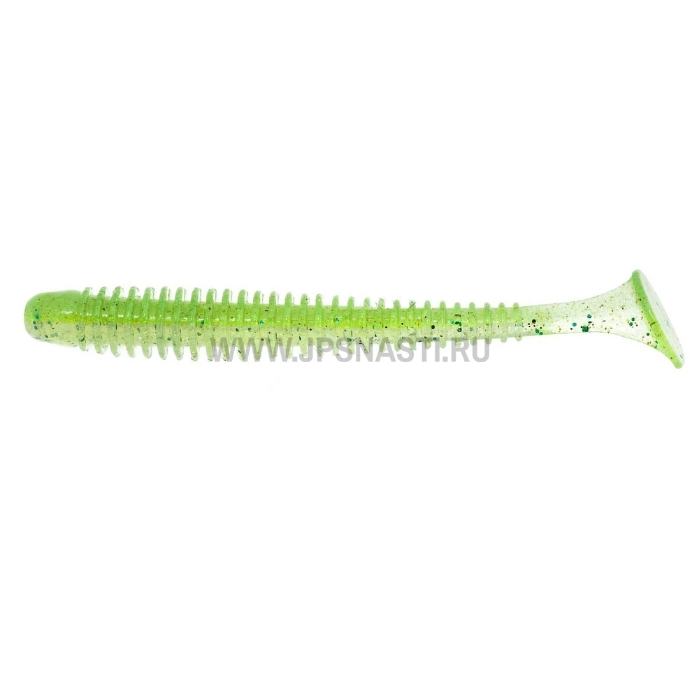 Силиконовые приманки Keitech Swing Impact, 4 inch, #PAL02 Lime Chart Shad