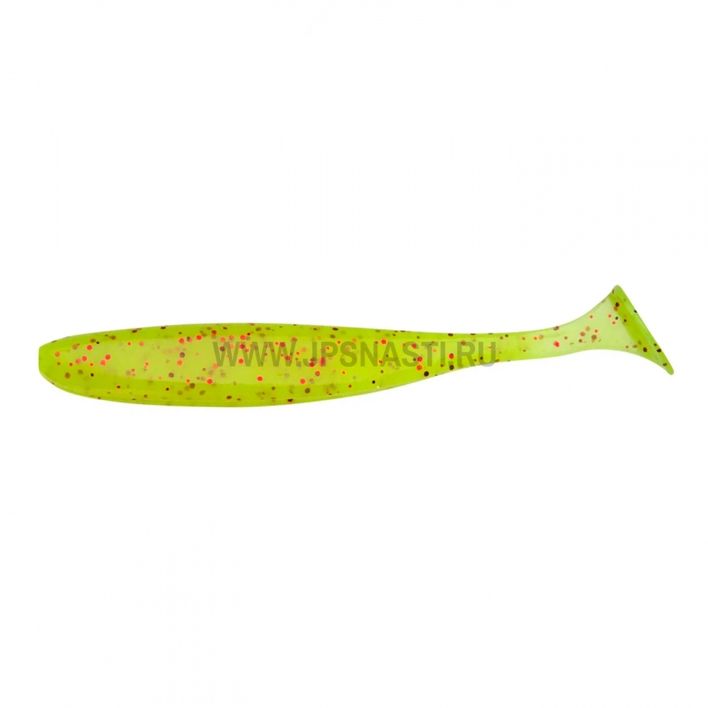 Силиконовые приманки Keitech Easy Shiner, 4 inch, #PAL01 Chartreuse Red Flake