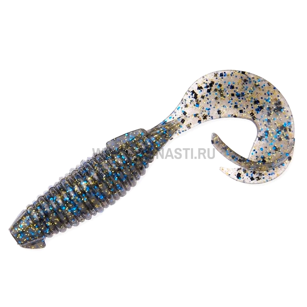 Силиконовые приманки Keitech Flapper Grub, 4 inch, #205 Bluegill