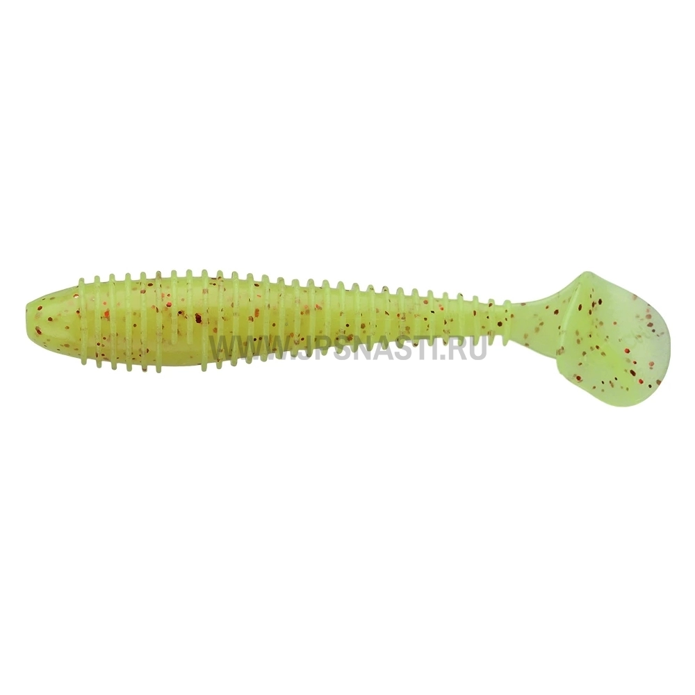 Силиконовые приманки Keitech Swing Impact FAT, 6.8 inch, #PAL01 Chartreuse Red Flake