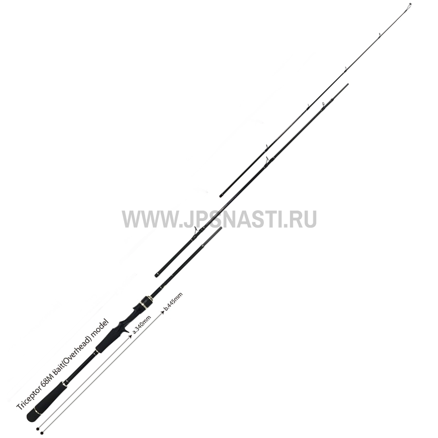 Кастинговое удилище Yamaga Blanks Triceptor 68M-B, 203.5 см, max 35 гр