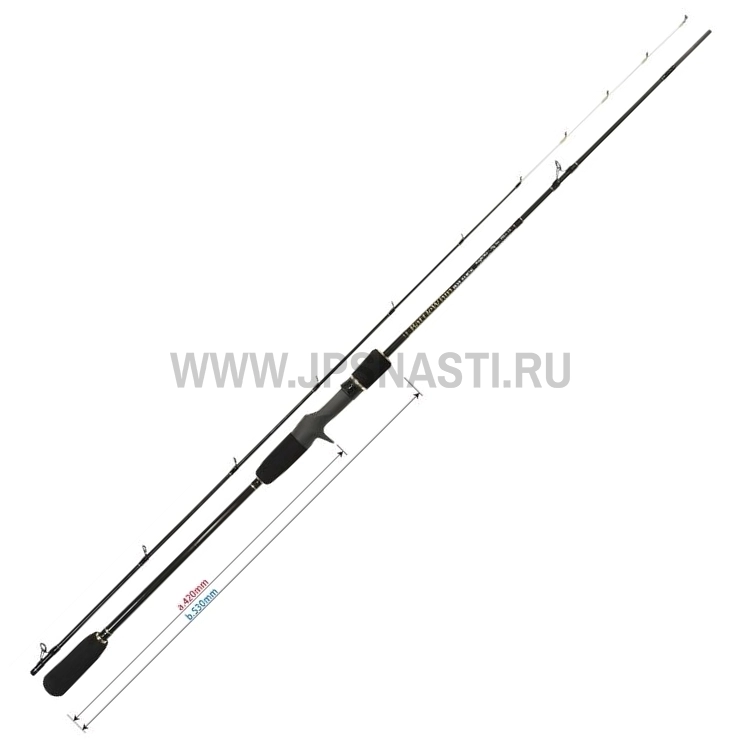 Кастинговое удилище Yamaga Blanks Battle Whip IKA Metal 69L-B, 207.5 см, до 80 гр