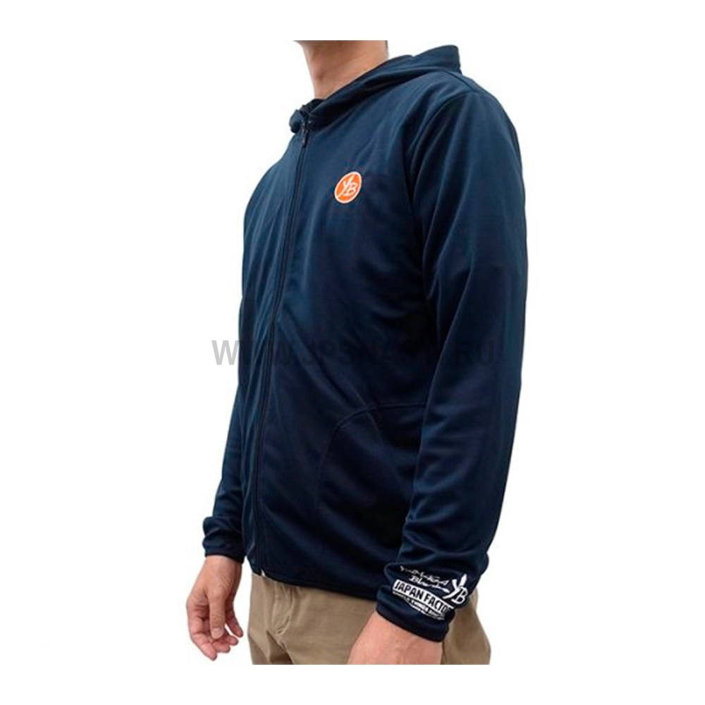 Толстовка Yamaga Blanks Lightweight Dry-Zip Hoodie, navy, XXL