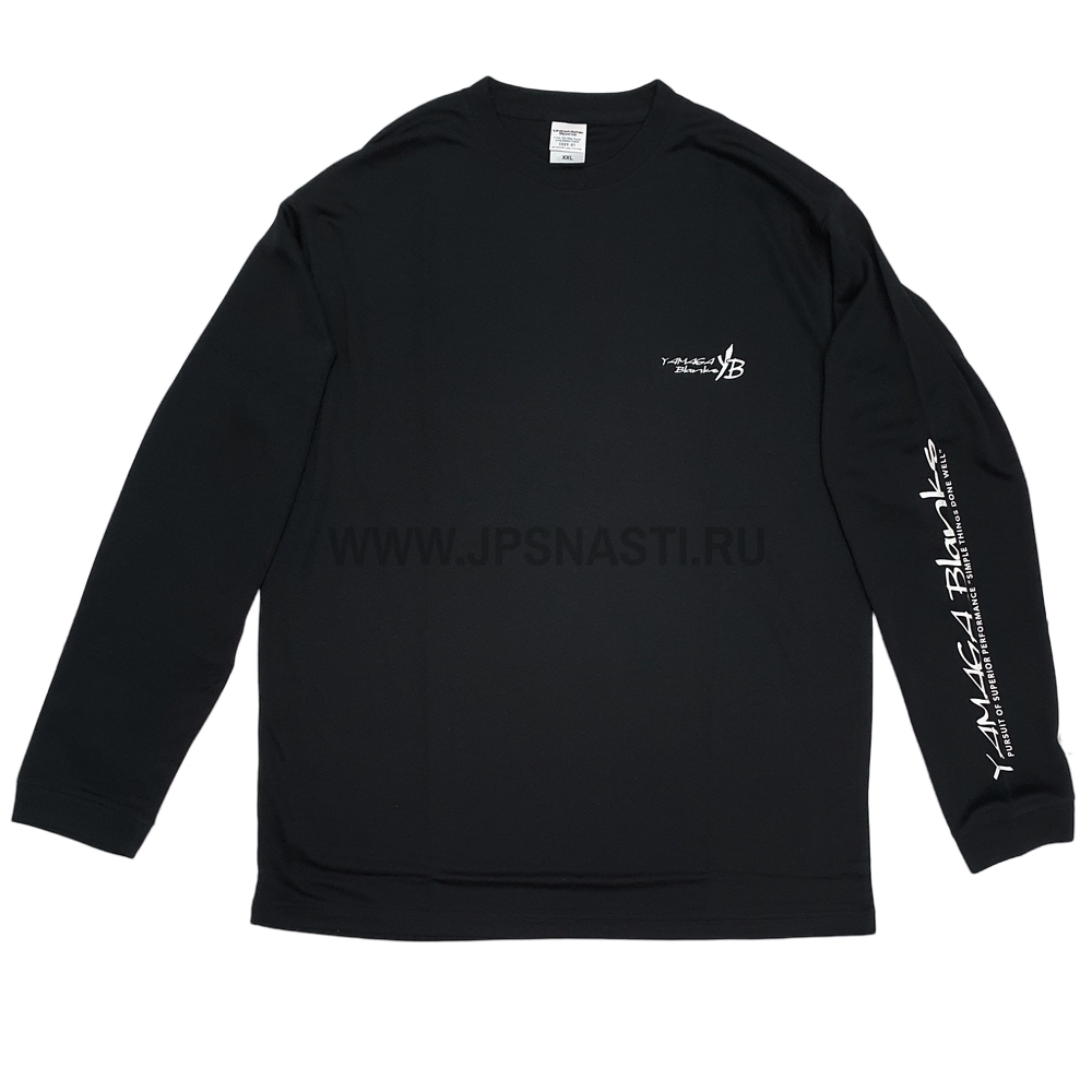 Футболка с длинным рукавом Yamaga Blanks Touch Long Sleeve T-Shirts, M, black