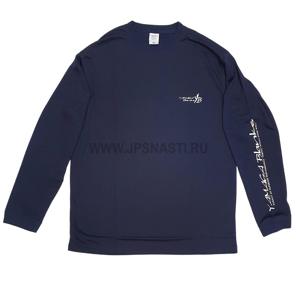 Футболка с длинным рукавом Yamaga Blanks Touch Long Sleeve T-Shirts, M, navy