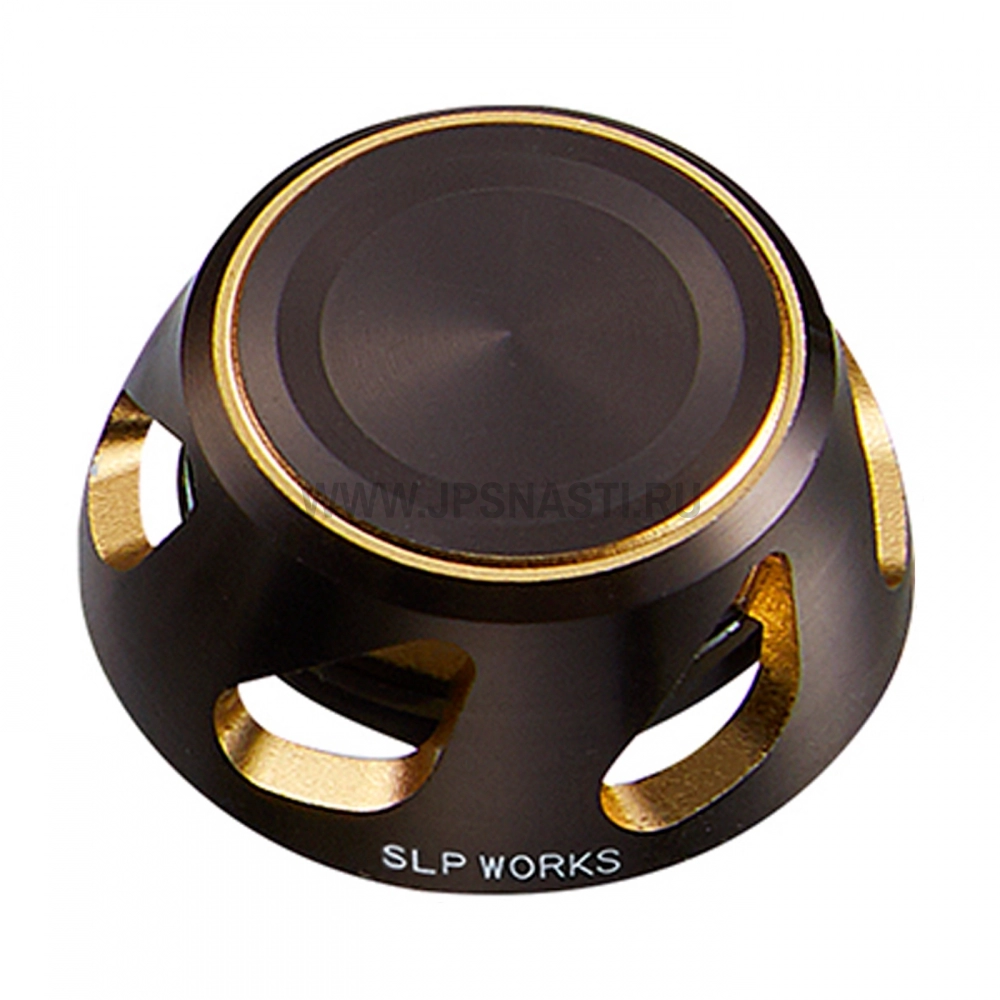 Заглушка SLP Works 22 Spinning Handle Cap S, Black/Gold